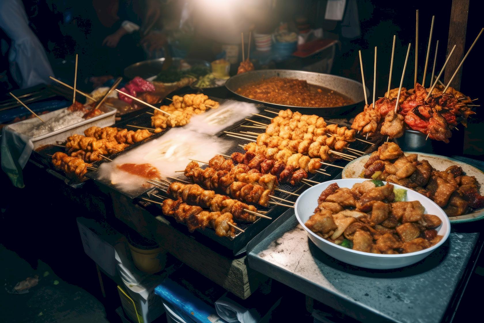 Discover the street food in Bangkok's night markets 